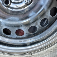 スタッドレスタイヤ　185/65R15 6J-15 4H ホンダ純正ホイールの画像