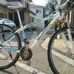 Bianchi Sport CIELO　ビアンキ クロスバイク　3×8　フロントサスペンションあり　700c　ホワイト　チェレステの画像