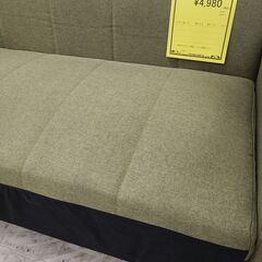J1130【リユースのサカイ柏店】IRIS OHYAMA　アイリスオーヤマ　二人掛けソファ　FBS-2P　クリーニング済　の画像