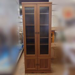 【引き取り限定・中古家具】 佐藤産業 Bistro キャビネット 食器棚 BTC150-60G の画像