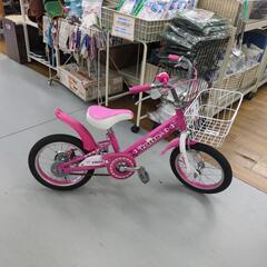 J234 ★可愛いPink★多少使用感有り★子供自転車★raise★14インチの画像