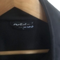 希少 adidasジャージ『黒』Lサイズの画像