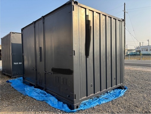 限定1個！グレーコンテナ！ガレージ！倉庫！薄いグレー色！