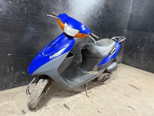 ★支払総額3.8万円★関東圏内即日配送可能！全車走行テスト済み！ スズキ レッツ2 青 人気のレッツ2！ 2ストのためオイル注ぎ足すだけ！ バッテリー新品！ サイスタ付き！ カスタムベースに♪