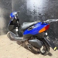 ★支払総額3.8万円★関東圏内即日配送可能！全車走行テスト済み！ スズキ レッツ2 青 人気のレッツ2！ 2ストのためオイル注ぎ足すだけ！ バッテリー新品！ サイスタ付き！ カスタムベースに♪の画像