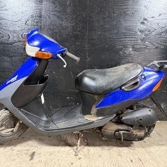 ★支払総額3.8万円★関東圏内即日配送可能！全車走行テスト済み！ スズキ レッツ2 青 人気のレッツ2！ 2ストのためオイル注ぎ足すだけ！ バッテリー新品！ サイスタ付き！ カスタムベースに♪の画像