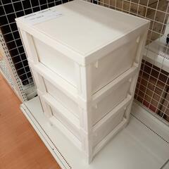【リユースのサカイ八街店】★ジモティ割あり★ 収納ケース　ホワイト系　クリーニング済　YJ6955の画像