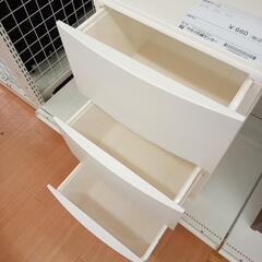 【リユースのサカイ八街店】★ジモティ割あり★ 収納ケース　ホワイト系　クリーニング済　YJ6955の画像