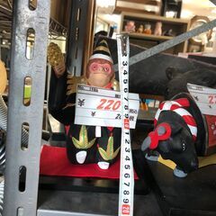 リサイクルショップどりーむ鹿大前店　No.1986　置物　幅18cm　高さ21cm　奥行13cmの画像