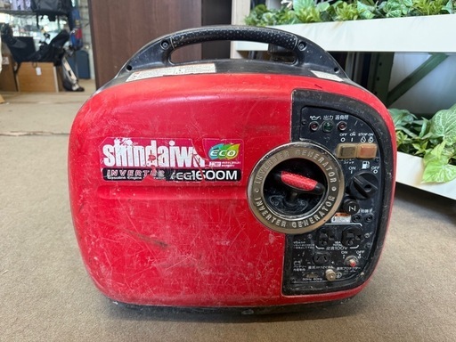 インバーター発電機 iEG1600M 新ダイワ 動作確認済　発電機　やまびこ