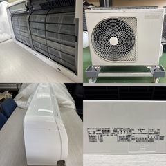 I302 🌈 ジモティー限定価格！ TOSHIBA 2.2kw エアコン 大清快 おもに6畳用 ⭐ 動作確認済 ⭐ クリーニング済の画像