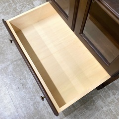ジモティー見た！で5%OFF【キャビネット】Karimoku Direttore カリモク ディレトーレ シェルフ カントリーテイスト 棚 : ブラウンの画像