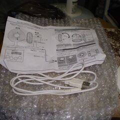 グリーンハウス USB扇風機 GH-USB-FANSWWの画像