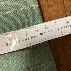 ニトリ　カーテン緑Ａ　2枚組　の画像