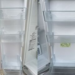 ★動作〇★ 冷蔵庫 東芝 VEGETA GR-D50F 501L フレンチドア 幅685x奥行702x高さ1818mm 6ドア 2011年製 自動製氷 観音開き ノンフロン TOSHIBA 冷凍冷蔵庫 清掃済 保証有の画像
