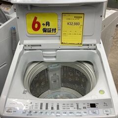 J5512　【リユースのサカイ柏店】　洗濯機　ヒタチ　8.0kg洗濯機　BW-V80F　2020年製 動作確認　クリーニング済み 参考価格74,800円の画像