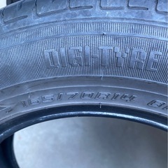 中古タイヤ　4本です。　165/70r14の画像
