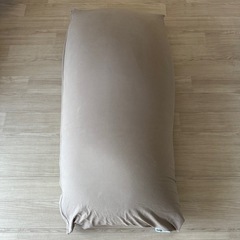【Yogibo Max】ライトグレー&ブラック トレイボー&補充ビーズの画像