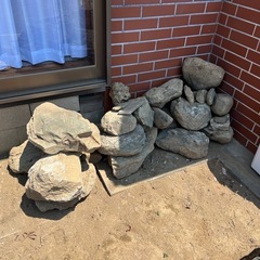 コンクリ　洗濯物石　天然石の画像
