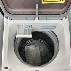J5513　【リユースのサカイ柏店】　洗濯機　シャープ　8.0kg洗濯機　ES-PX8C-P　2019年製 動作確認　クリーニング済み 参考価格129,800円の画像