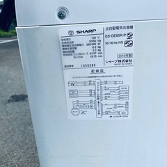 🌸 SHARP 電気洗濯機 ES-GE60R-Pの画像