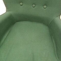 リユースのサカイ栃木店★ジモティ割あり★  椅子 グリーン W58×D46.5×H90 クリーニング済み TC9874の画像