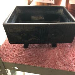 リサイクルショップどりーむ鹿大前店　No.598　花器　幅17.5cm　奥行14.5cmの画像
