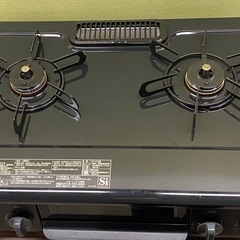 & ガステーブル　Paloma パロマ　IC-S37-2R LPガス用　2022年製の画像