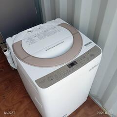 🉐セール🉐T40★送料設置無料　SHARP　人気モデル　洗濯機　7㌔の画像