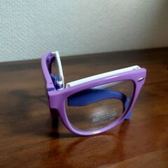 ◆折りたたみメガネ 眼鏡 度なし 中古品の画像