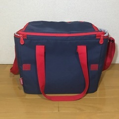 Coleman クーラーバッグ ネイビー/レッド 中型の画像