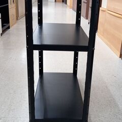 ★リユースのサカイ高崎店★TJ12287  スチールラック 黒 H75.5×D30×W60.5 クリーニング済みの画像