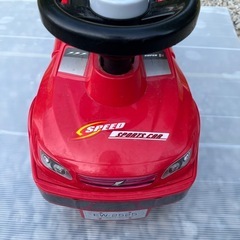 キッズスポーツカー　赤の画像