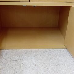 ★リユースのサカイ高崎店★TJ12290  食器棚 ナチュラル H90×D39×W60 クリーニング済みの画像