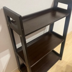 【美品】木製ラック（3段）幅63×奥行33×高さ90cmの画像