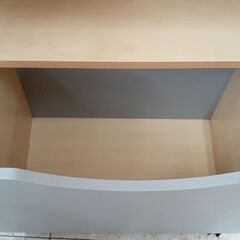 ★リユースのサカイ高崎店★TJ12296 アイリスオーヤマ 収納棚 ナチュラル H120×D35×W59.5 クリーニング済みの画像