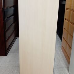 ★リユースのサカイ高崎店★TJ12296 アイリスオーヤマ 収納棚 ナチュラル H120×D35×W59.5 クリーニング済みの画像