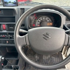 H28年式 スズキ キャリィトラック オートマ★総額35万円★車検付き 機関良好！内装良好 バックモニター エアコンパワステキーレス PW Tチェーン式！パネルバン 激安です！の画像