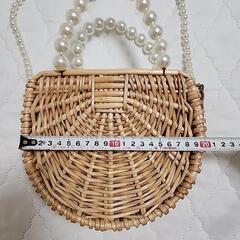 この夏にオススメ🎇かごバッグ 巾着の画像
