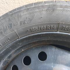軽自動車用タイヤ鉄ホイールの画像