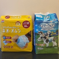 【犬用おむつ・マナーウェア 2点セット】の画像