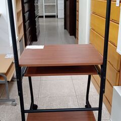 ★リユースのサカイ高崎店★TJ12298  PCデスク ブラウン H132×D52×W60 クリーニング済みの画像