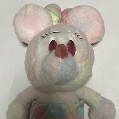 ディズニー ミニーマウス パステルカラーぬいぐるみ 37cm 限定デザイン【新品未使用】の画像