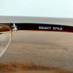  ◆squacy style スカッシースタイル メガネ 度なし 中古品の画像