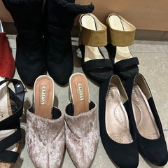 レディースサンダルパンプス　ヒール9足　　の画像