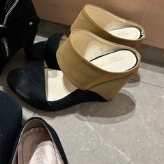 レディースサンダルパンプス　ヒール9足　　の画像