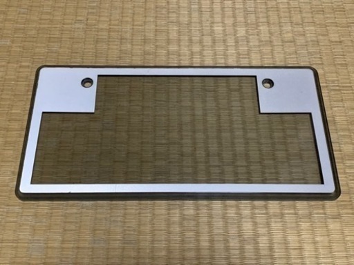 WIZRAD風 ナンバーカバー スモーク ナンバープレートカバー 1枚