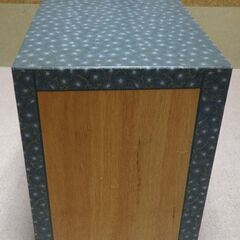 レトロ三段収納箱/押し入れ収納の画像