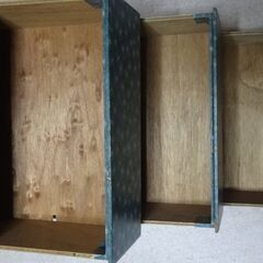 レトロ三段収納箱/押し入れ収納の画像