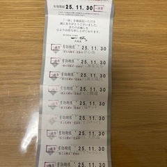 此花区スーパー銭湯　一休の回数券の画像